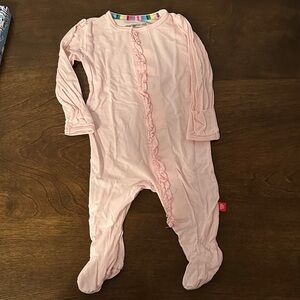 Magnetic Me Light Pink Footie with ruffle